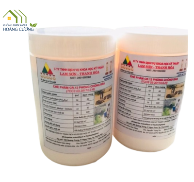 CHẾ PHẨM XUA ĐUỔI, PHÒNG NGỪA RẮN CR 12