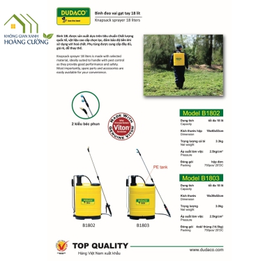 BÌNH PHUN XỊT DUDACO