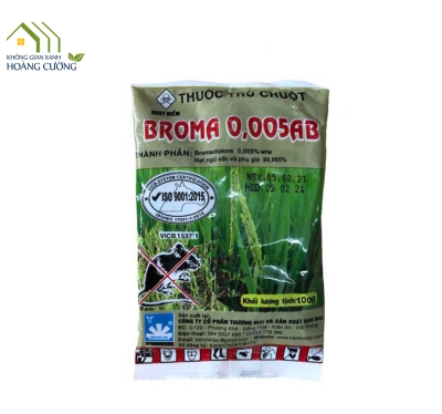THUỐC DIỆT CHUỘT BROMA 0,005AB (100G)