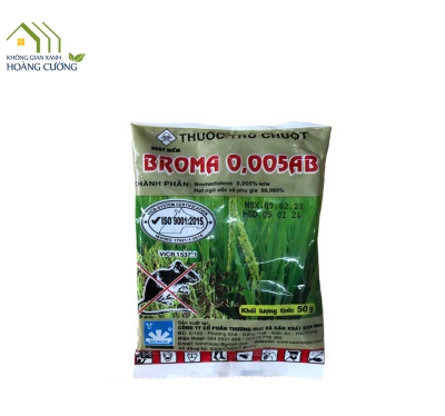 THUỐC DIỆT CHUỘT BROMA 0,005AB (50G)