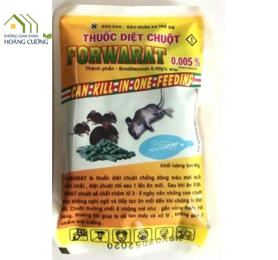 THUỐC DIỆT CHUỘT FORWARAT 0.005% GÓI 40GR