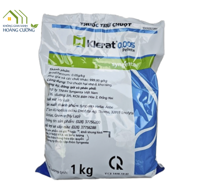 THUỐC DIỆT CHUỘT KLERAT 0.005 PELLETE (1KG)