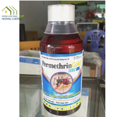 THUỐC DIỆT MUỖI PERMETHRIN GOLD 50EC CHAI NHỰA (1 LÍT)