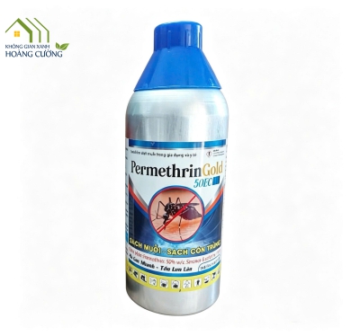 THUỐC DIỆT MUỖI PERMETHRIN GOLD 50EC CHAI NHÔM (1 LÍT)