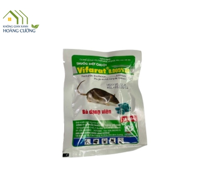 THUỐC DIỆT CHUỘT DẠNG VIÊN VIFARAT 0.005 % AB - GÓI 10 VIÊN