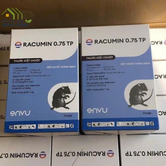 THUỐC DIỆT CHUỘT RACUMIN 0.75 TP (1kg)