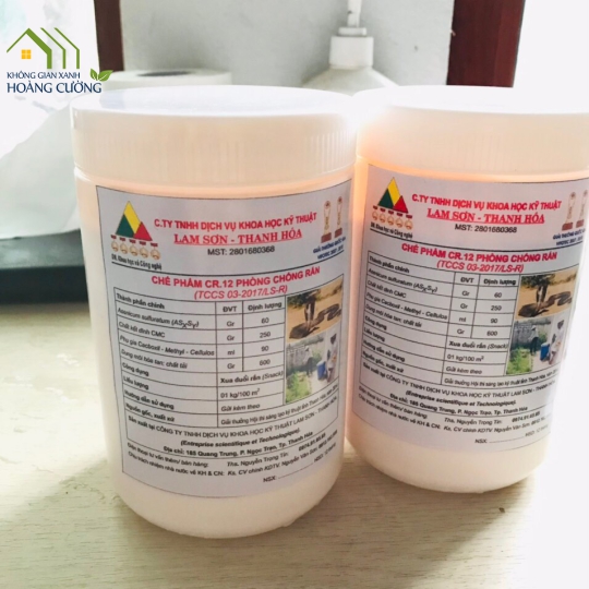 CHẾ PHẨM XUA ĐUỔI, PHÒNG NGỪA RẮN CR 12