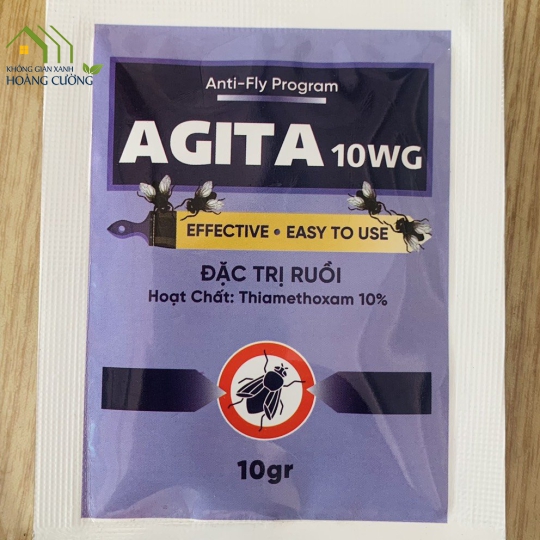 THUỐC DIỆT RUỒI AGITA 10WG HŨ 400GR