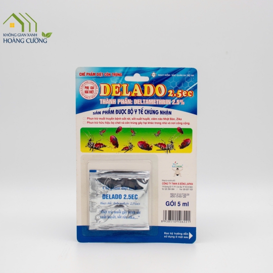 THUỐC DIỆT MUỖI DELADO 2,5EC (GÓI 5ML)