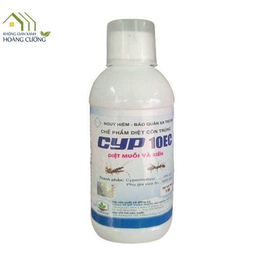 THUỐC DIỆT MUỖI VÀ KIẾN CYP 10EC (1000ML)