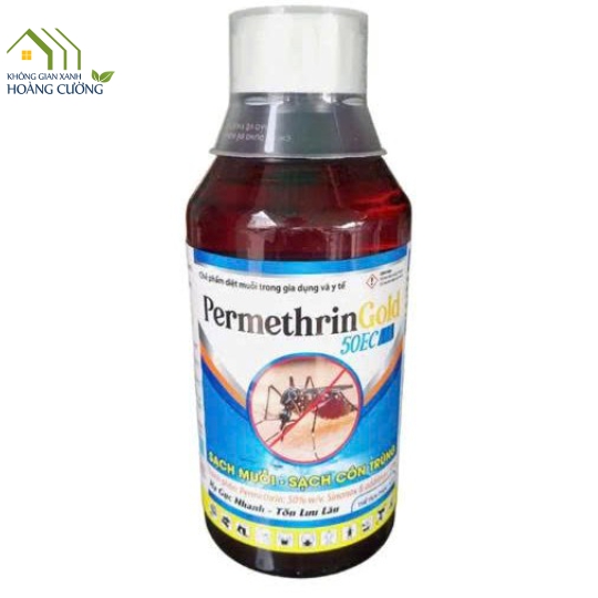 CHẾ PHẨM DIỆT MUỖI VÀ CÔN TRÙNG PERMETHRIN GOLD 50EC - 1 LÍT