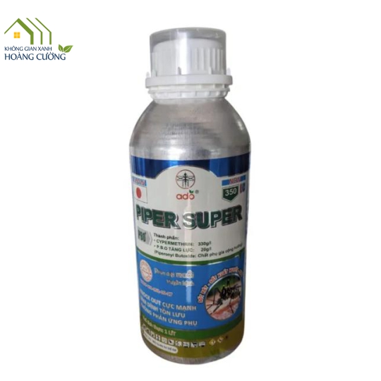 THUỐC DIỆT MUỖI VÀ CÔN TRÙNG PIPER SUPER 350EC (1 LÍT) CHAI NHÔM