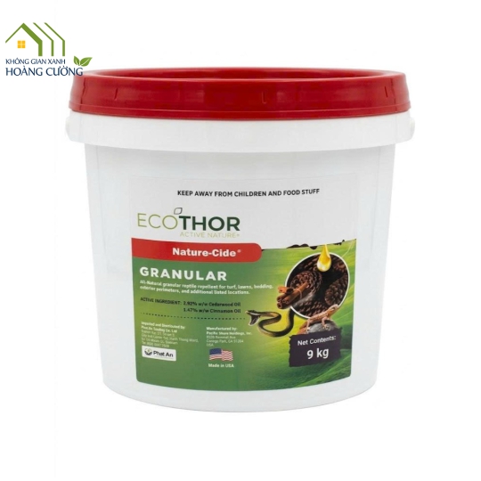 SẢN PHẨM XUA ĐUỔI BÒ SÁT- 9kg - ECOTHOR ACTIVE NATURE NATURE - CIDE GRANULAR