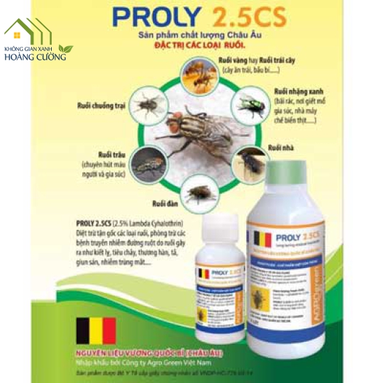 Thuốc diệt ruồi Proly 2.5CS 1000ml