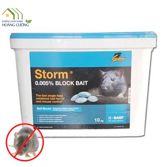 Thuốc diệt chuột Storm hộp 10 kg