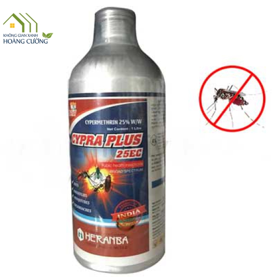 Thuốc diệt muỗi và côn trùng Cypra Plus 25EC 1000ml